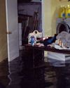 A flooded kitchen in Morganville